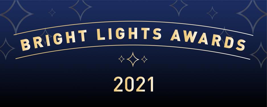 Bright Lights award 2021 banner