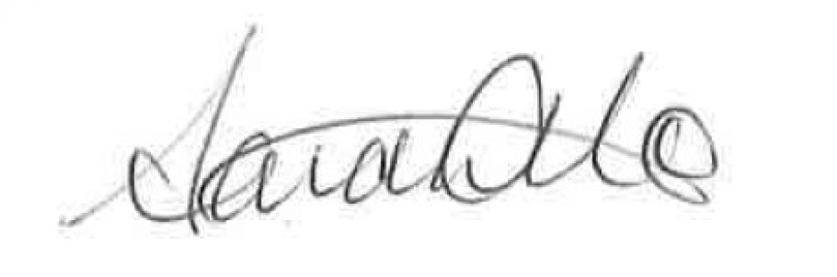 Sara Dalo signature