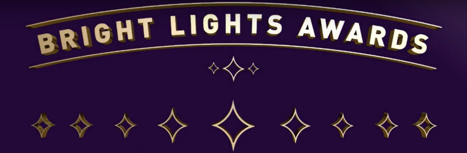 Bright Lights logo purple